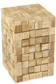 Table d'appoint / Tabouret Teck Naturel