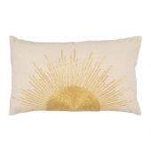 2 Coussins Soleil Or Lin Naturel 30x50