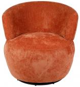 Fauteuil Pivotant Zeline Terracotta