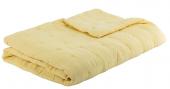 Couvre Lit Chloe Lin Lavé Jaune Pastel 230x180 Blanc d'Ivoire