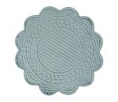 6 x Sets de Table Ronds Boutis Vert d'Eau