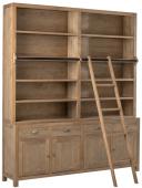 Bibliothèque Blois 4 Portes Pin Naturel