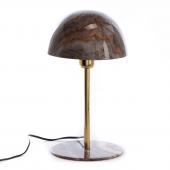 Lampe Basile Métal Marron Marbré