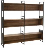 Etagère Indus Bois Recyclé Métal Noir GM