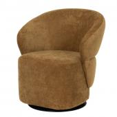 Fauteuil Pivotant Alma Moutarde