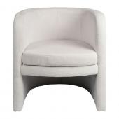 Fauteuil Club Tessia Ecru