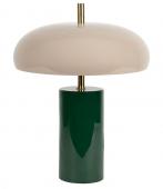 Lampe Arty Métal Emeraude / Ecru