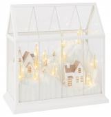 Village de Noël Verre Led Blanc GM