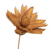 6 Fleurs Maya Moutarde H103cm