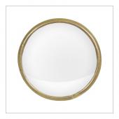 Miroir Sorcière Rond Edman Laiton Doré ø14.5cm