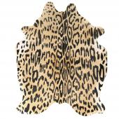 Tapis Vache Empreintes de Jaguar 250cm
