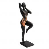 Statue Femme Eline Noire H40cm