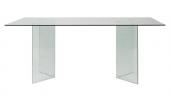 Table Rectangulaire Adela Verre Trempé 180cm