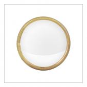 Miroir Sorcière Rond Edman Laiton Doré ø11.5cm