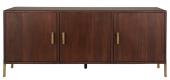 Buffet Bas Victor Manguier Finition Noyer Blanc d'Ivoire
