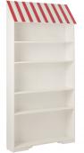 Etagère Bibliothèque Bois Rouge Blanc