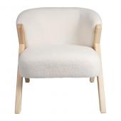 Fauteuil Element Blanc/Naturel