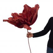 4 x Fleurs Maxi Ava Brique H125cm