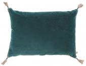 Coussin Matteo Velours Lin 40x60 - (7 couleurs) Blanc d'Ivoire