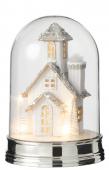 Cloche Hiver Maison Led