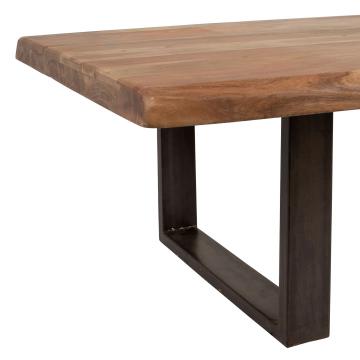 Table Basse Factory Indus Bois Métal