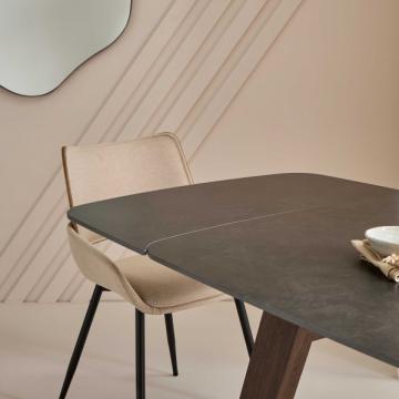 Table Céramique Noire Vecchio Extensible