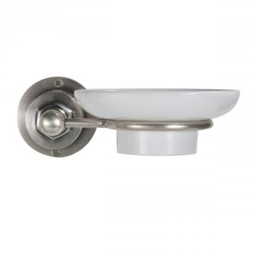 Porte Savon Mural Argent Vieilli Durand