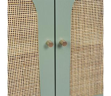 Cabinet 2 Portes Nolita Sauge Naturel Jardin d'Ulysse