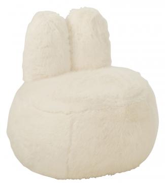 Tabouret Bunny Fourrure Blanc -NEW-
