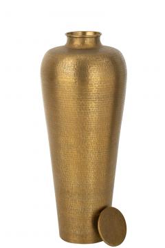 Vase Floor Alu Doré H101cm