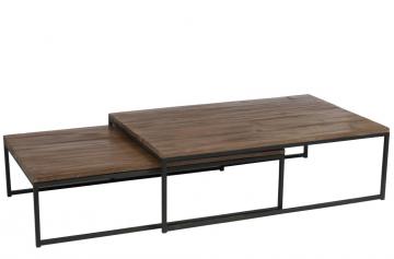 S/2 Tables Basses Indus