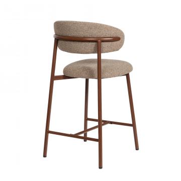 Tabouret de Bar Snack Curve Noyer NEW