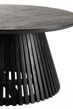 Table Basse Ronde Vincent Manguier Noir