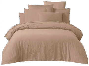 Drap Housse Taloa Cimarron Satin de Coton Lavé (2tailles)