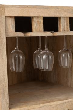 Comptoir Bar Lounge Manguier Naturel