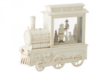 Boule à Neige Locomotive Blanc