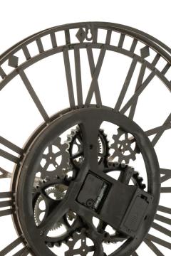 Horloge Indus Métal Mécanisme Gris Antique