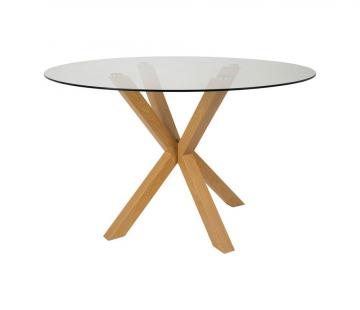 Table Ronde Adela Verre Trempé