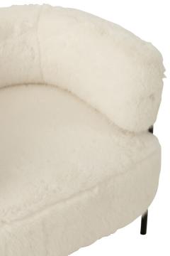 Fauteuil Fourrure Blanc -NEW-