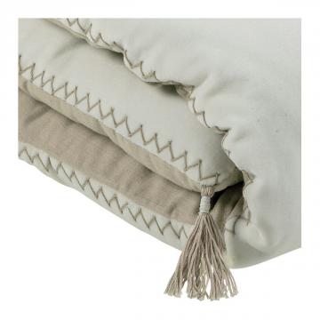 Futon Matteo Velours / Lin Blanc 180x80 Blanc d'Ivoire