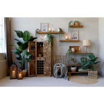 Armoire de Bar 2 Portes Bois Naturel