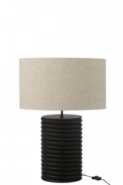 Lampe Filetage Large Bois Noir