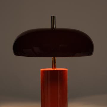 Lampe Gabin Rose / Rouge