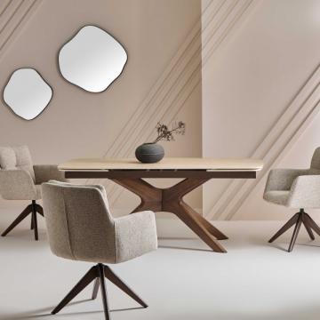 Table Céramique Travertin Tivoli Extensible