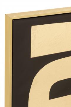 Tableau Cadre Amor Noir Doré 102*142
