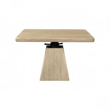 Table Archimède Acacia Massif Hauteur Modulable