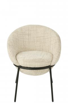 Chaise Tissu Chiné (4 couleurs)