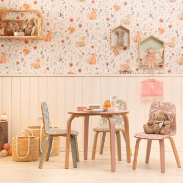 Chaise Enfant Vert Lapin