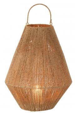 Lanterne Dantya Jute Naturelle