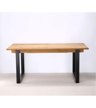 Table Extensible Sierra Chêne Métal 180cm